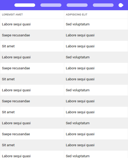 Table Fluid - complete, responsive style for Table with columns slider - pure CSS, LESS, SASS - 1